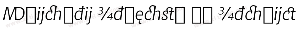 Chianti ItSwash BT Italic Swash字体转换